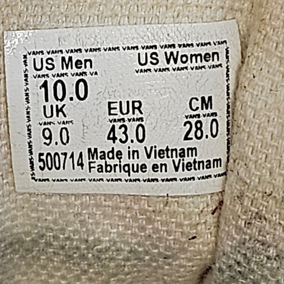 Vans Old Skool Checkerboard Red Suede Low Top Skate Shoes Men‎ US 10 UK 9 EUR 43 - Picture 8 of 10